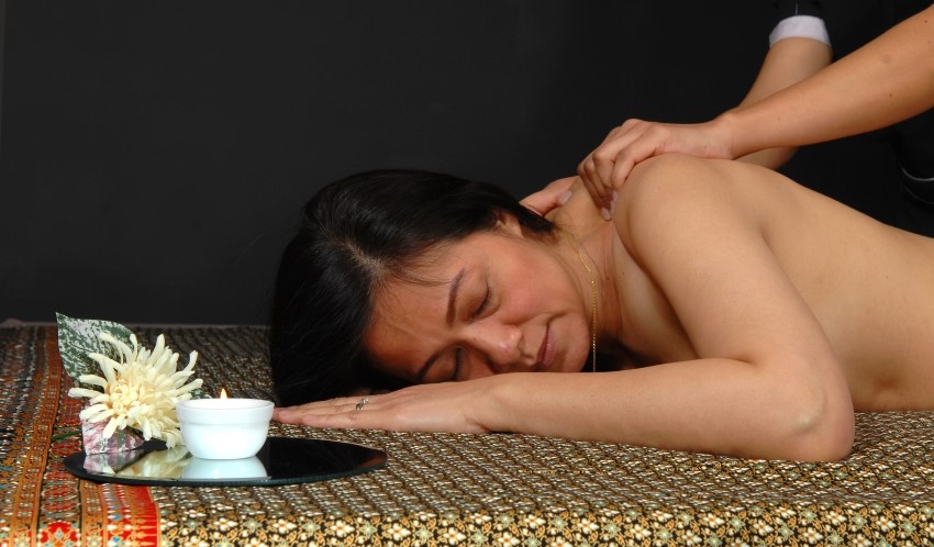 back neck and shoulders massage