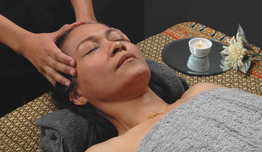 asian head massage